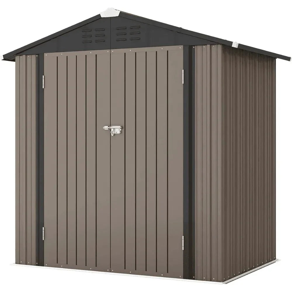 patiowell-10-ft-w-x-12-ft-d-galvanized-steel-outdoor-storage-shed-119-sq-ft-8670991-1 Patiowell 10 ft. W x 12 ft. D Galvanized Steel Outdoor Storage Shed, 119 sq. ft. - Prioka