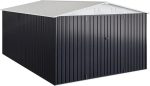 Patiowell 10 x 12 ft. Metal Outdoor Storage Shed, 119 sq. ft. - Image 5