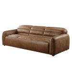 Phillips Leather Sofa – Dark Brown - Image 2
