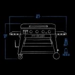 Pit Boss 4-Burner Ultimate Lift-Off Griddle – Versatile and Powerful Outdoor Cooking - Image 7