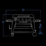 Pit Boss 4-Burner Ultimate Lift-Off Griddle – Versatile and Powerful Outdoor Cooking - Image 6