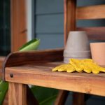 Potting Table/Bench/Serving Bar - Acacia Wood - Image 4