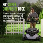 POWER+ Mower 30″ Super Composite Deck with Dual Motors Kit (Two 6Ah Batteries) - Image 3