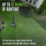 POWER+ Mower 30″ Super Composite Deck with Dual Motors Kit (Two 6Ah Batteries) - Image 4