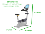 Precor UBK885 Upright Bike - Image 5
