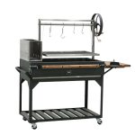 Premium Argentine/Santa Maria BBQ Grill with Wood Fire and Charcoal Grill - Image 5