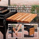Premium Argentine/Santa Maria BBQ Grill with Wood Fire and Charcoal Grill - Image 9