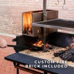 Premium Argentine/Santa Maria BBQ Grill with Wood Fire and Charcoal Grill - Image 3