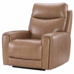 Raze Leather Power Lift Recliner With Articulating Headrest And Lumbar In Light Brown - Image 10