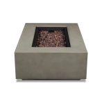 Real Flame Aegean 50″ Rectangle Propanes Gas Outdoor Fire Tables - Image 3