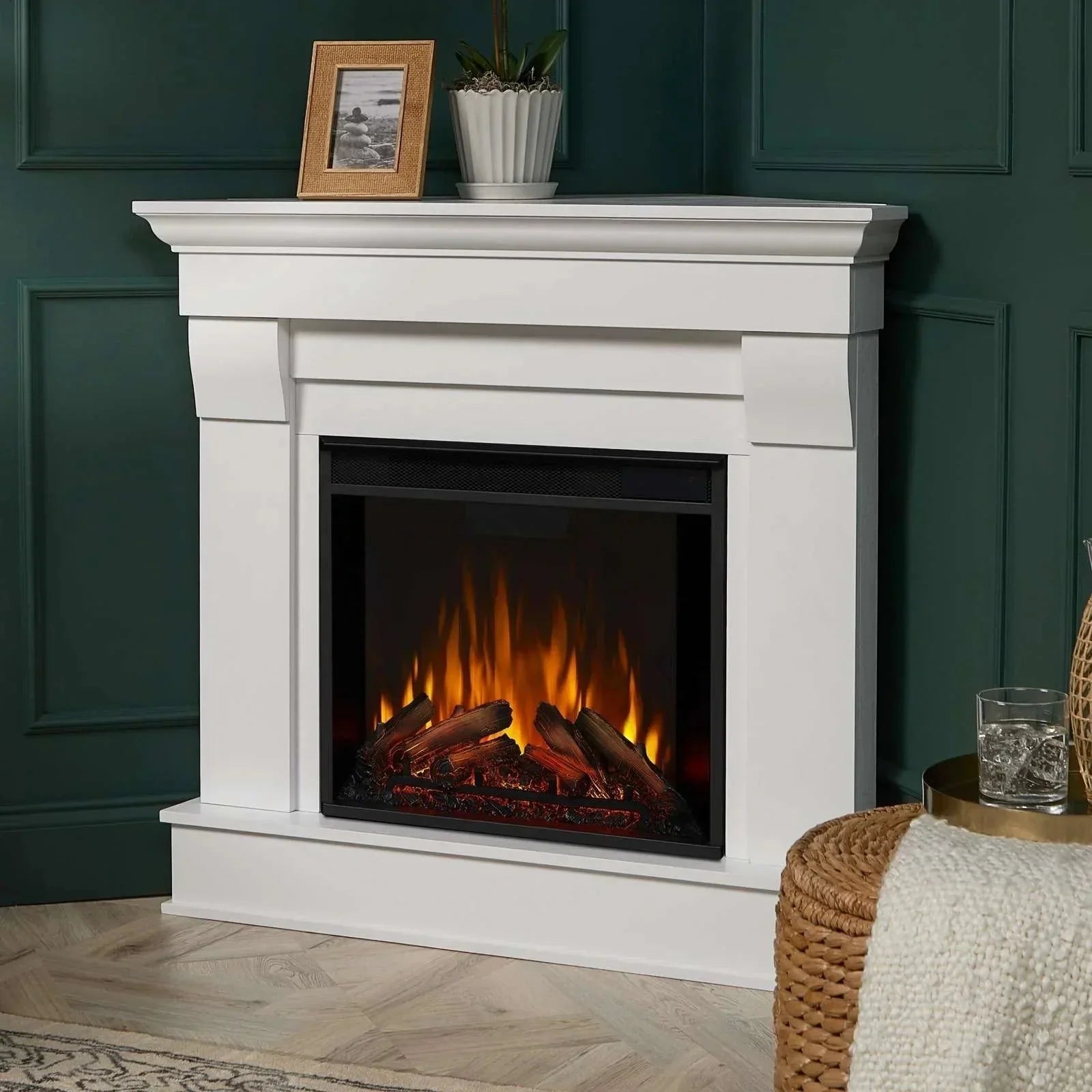 real-flame-chateau-corner-electrics-fireplace-2304122-1 Real Flame Chateau Corner Electrics Fireplace. - Image 1