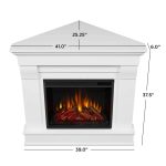 Real Flame Chateau Corner Electrics Fireplace. - Image 5
