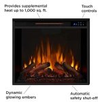 Real Flame Hollis 32″ Electric Fireplaces. - Image 7
