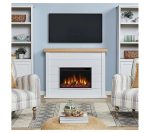 Real Flame Marshall 49″ Slim Electric Fireplaces. - Image 7