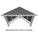 Richmond Modern Steel Cabana Pergola - Image 2