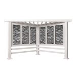 Richmond Modern Steel Cabana Pergola - Image 5