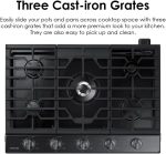 Samsung 36″ Gas Cooktops NA36N6555TS - Image 4