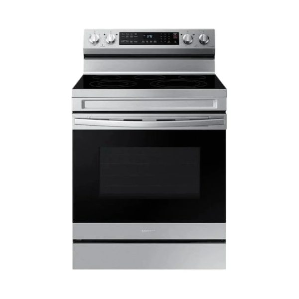 Samsung 6.3 cu. ft. Smart Freestanding Electric Range with No-Preheat Air Fry, Stainless Steel NE63A6511SS - Prioka