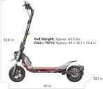 Segway ZT3 Pro Electric Scooter, Up to 24.9 MPH, 43.5-Mile Range, Dual Suspension, Flash Charge, 1600W Peak Motors, Off-Road Scooters for Adults UL Certified (UL2272/2271) - Image 4