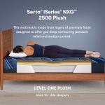 Serta iSeries NXG 2500 Plush Mattress - Contouring Cooling Foam Core Support - Image 7