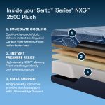 Serta iSeries NXG 2500 Plush Mattress - Contouring Cooling Foam Core Support - Image 5
