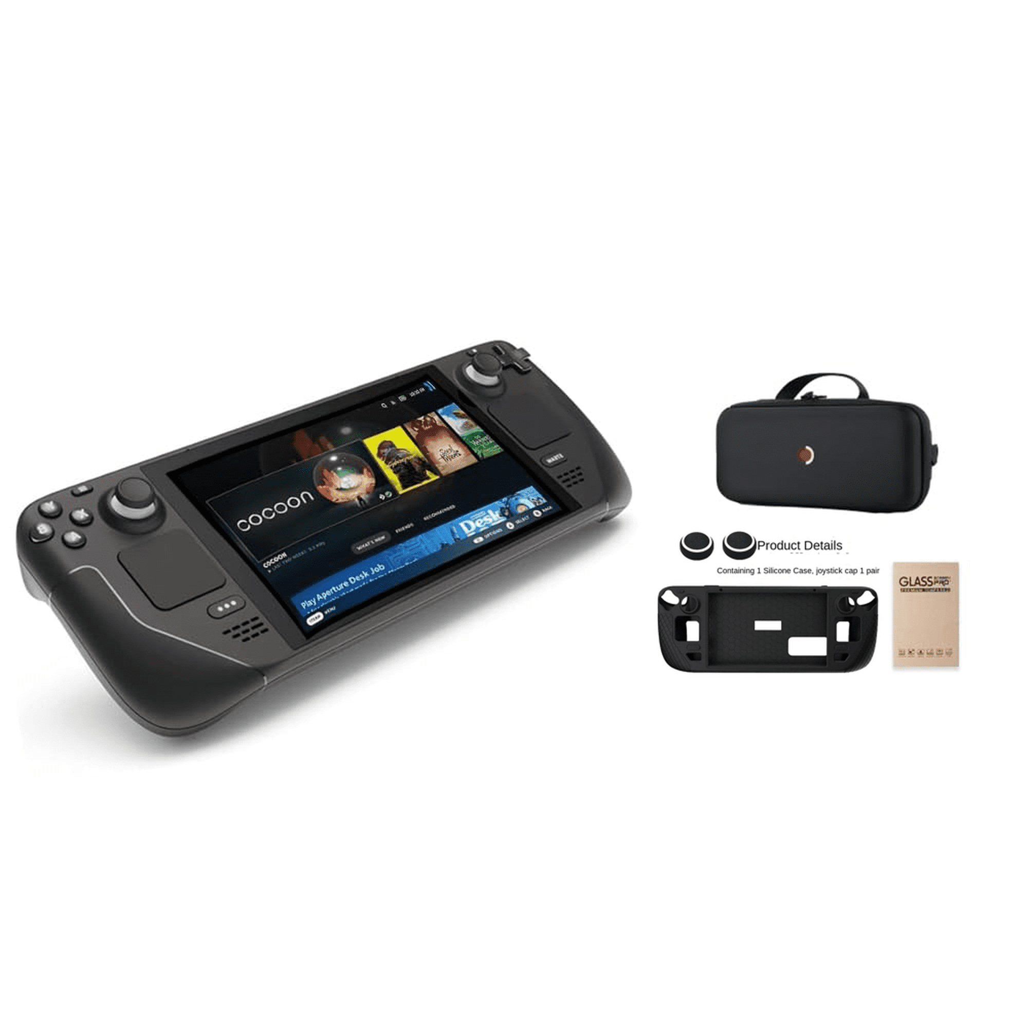 steam-deck-512gb-handheld-gaming-console-with-carring-case-8468788 Steam Deck 512GB Handheld Gaming Console with Carring case - Image 1