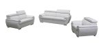 Sterling Leather Seating Set – White - Image 3