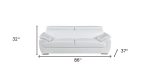 Sterling Leather Sofa – White - Image 5