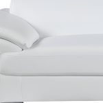 Sterling Leather Sofa – White - Image 3