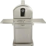 Summerset ‘The Oven’ Outdoor Freestanding Large Capacity Gas Ovens with Pizza Stones, Smoker Box and Mobile Cart, 304 Stainless Steel Construction, Natural Gas - Prioka