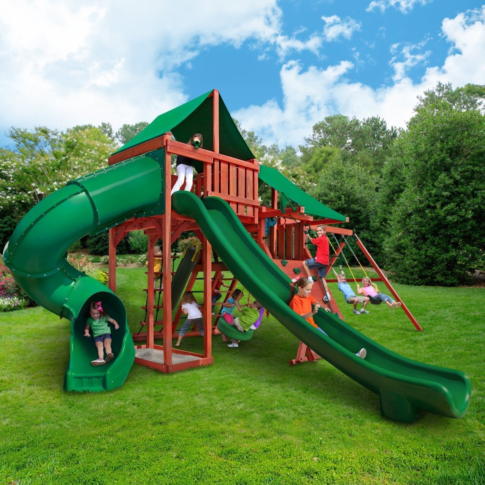 sun-valley-deluxe-swing-set-5096823 Sun Valley Deluxe Swing Set - Prioka