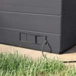 Suncast Cabana 8 x 7 ft. Resin Entertainment Storage Shed with Floor - Image 11