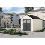 Suncast Tremont 8 ft. x 10 ft. Resin Storage Shed with Floor - Image 5