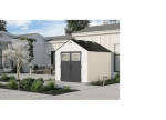 Suncast Tremont 8 ft. x 10 ft. Storage Shed with Floors – Ice Cube|BMS8125 - Image 4