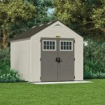 Suncast Tremont 8 x 10 ft. Resin Outdoor Storage Shed with Floor, Model BMS8100 - Image 2
