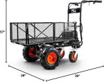 SuperHandy 48V Electric Power Wagon Utility Cart, 660 lb Load, 1000 lb Hauling Capacity - Image 5