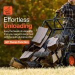 SuperHandy 48V Electric Power Wagon Utility Cart, 660 lb Load, 1000 lb Hauling Capacity - Image 8