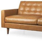 The Bellmore – Brown Leather Sofa - Image 3