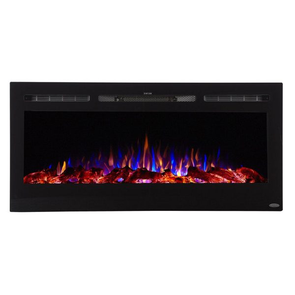 The Sideline 45 Inch Recessed Smart Electric Fireplace 80025 - Prioka