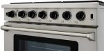 Thor Kitchen LRG3601U 36-Inch Professional Freestanding Gas Range with Convection Oven, Stainless Steel - Image 4