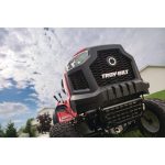 Troy Bilt Bronco 42 in 19 HP Briggs & Stratton Automatic Drive Gas Riding Lawn Tractor with Mow in Reverse - Image 11