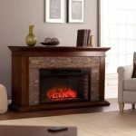 Unbranded Null Ithaca 60 In. W Simulated Stone Electrics Fireplaces - Image 4