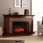 Unbranded Null Ithaca 60 In. W Simulated Stone Electrics Fireplaces - Image 5