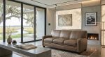Vanderpump Leather Sofa - Image 6