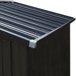 Veikous 8 x 12 Foot Outdoor Storage Shed with Lockable Door and Vents - Image 3