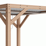 Yardistry Structures 13 x 11 ft Cedar Louvered Roof Pergola - Image 7