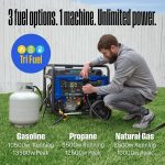 Westinghouse 13,500 Peak Watt Dual Fuel Portable Generators. - Image 3
