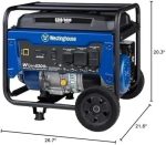 Westinghouse 6600 Peak Watt Home Backup Portable Generator, Transfer Switch Ready 30A Outlet, RV Ready 30A Outlets. - Image 7