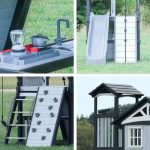Whispering Point Outdoor Wooden Swing Set with Shipping Assembly Included - Image 6