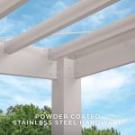 Windham 12 Ft. W x 10 Ft. D Steel Pergola with Canopy - Image 2